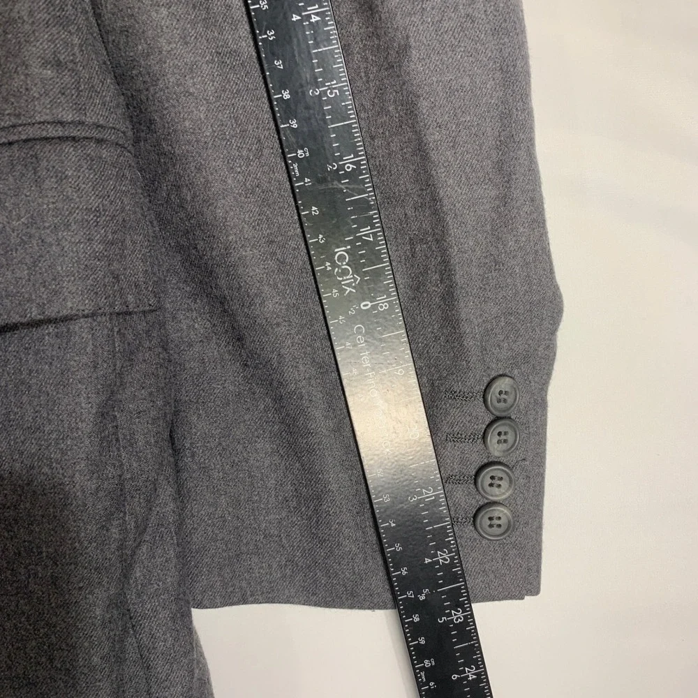 Vintage Stonehaven Pure Wool Gray Blazer Mens 42MS‎ Made in USA Sport Coat